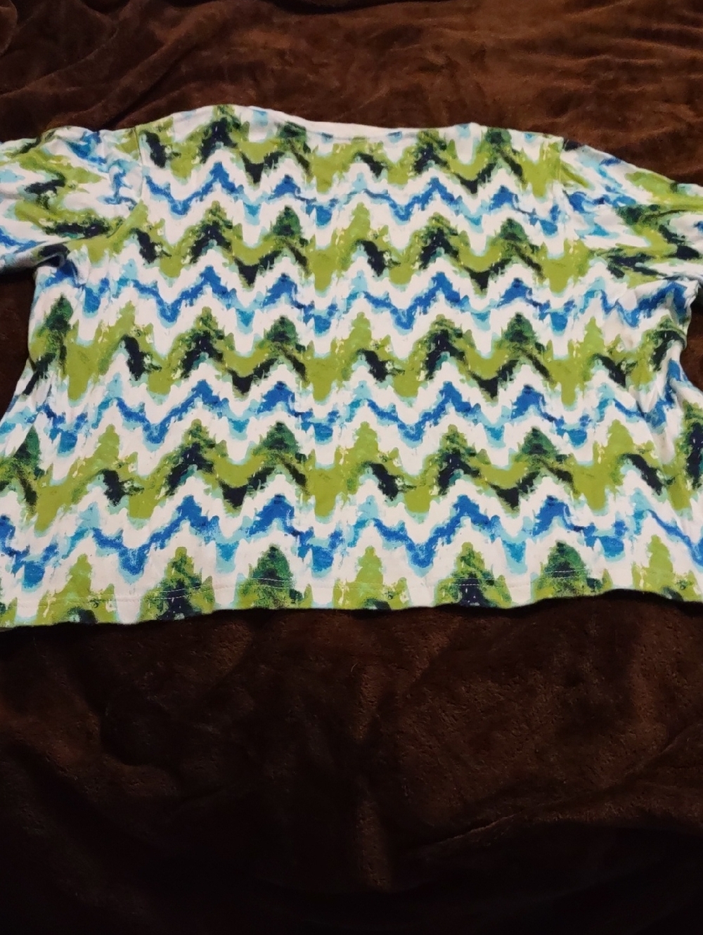 Kim Rogers Colorful Tee Like New - Picture 2 of 3